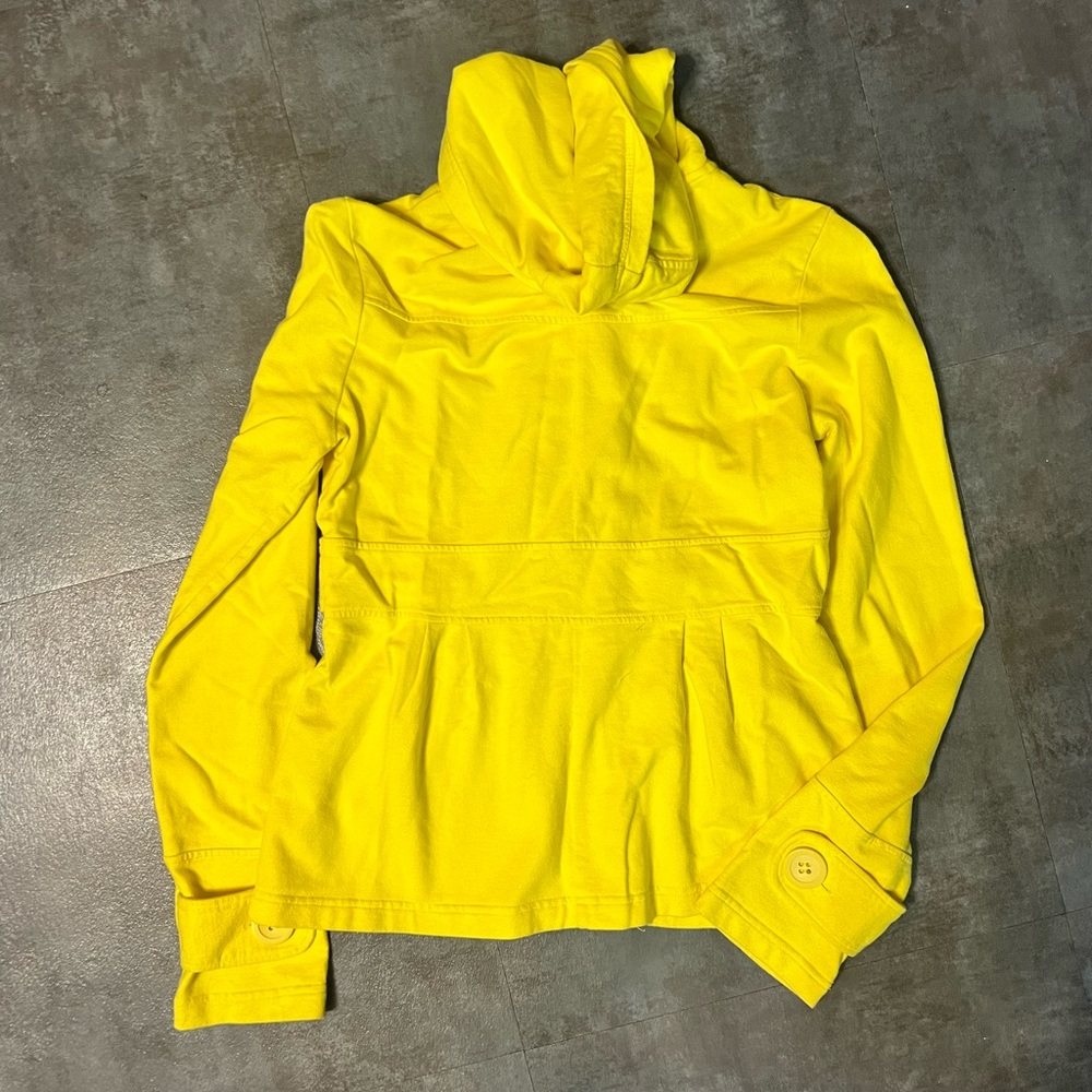 Jack by BB Dakota Yellow Coatigan with Hood - Picture 4 of 5